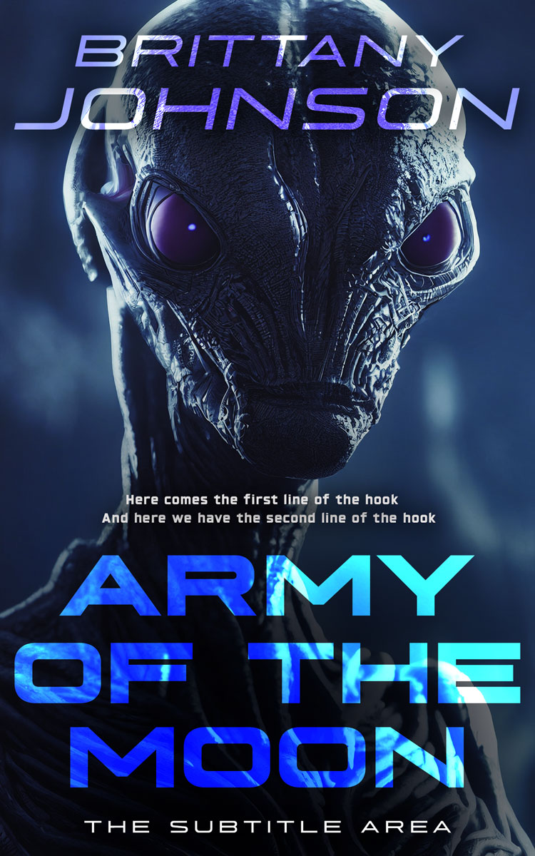 2D view of Premade Science Fiction Book Cover - Mirage