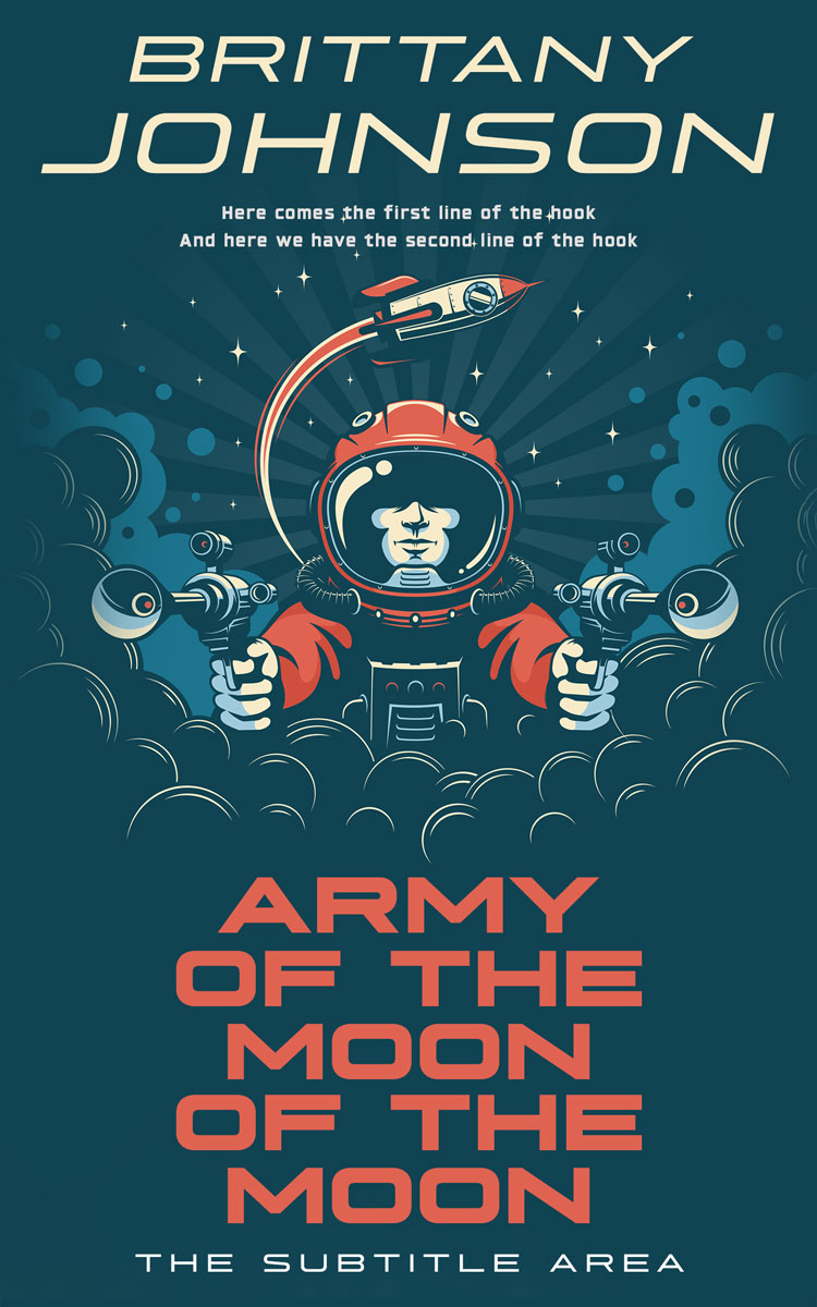 2D view of Elephant #13838 - Premade Science Fiction Book Cover