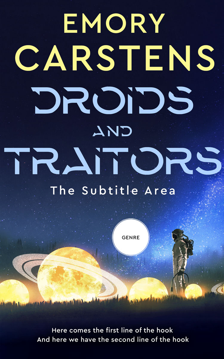 2D view of Beryl Green #13862 - Premade Science Fiction Book Cover