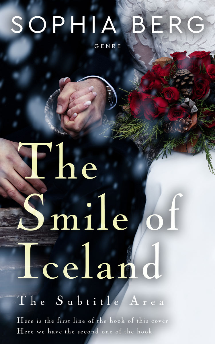 2D view of Premade Romance Book Cover - Pumice