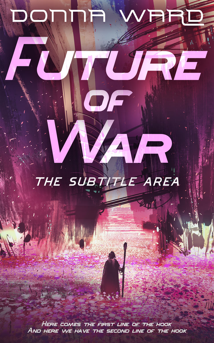 2D view of Finn #13901 - Premade Science Fiction Book Cover