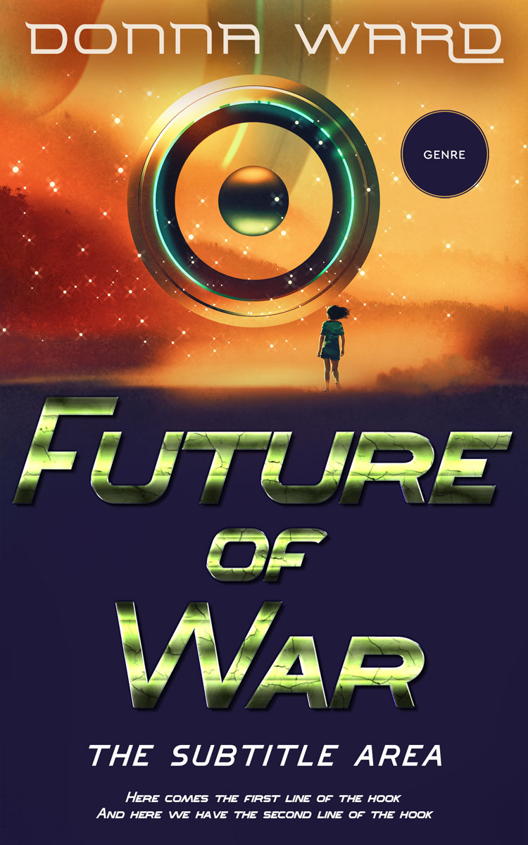 2D view of Di Serria #13903 - Premade Science Fiction Book Cover