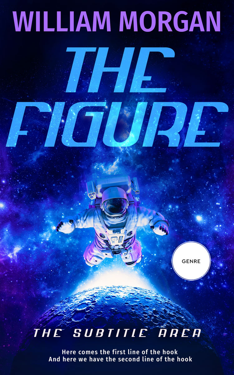 2D view of Deep Cove #13913 - Premade Science Fiction Book Cover