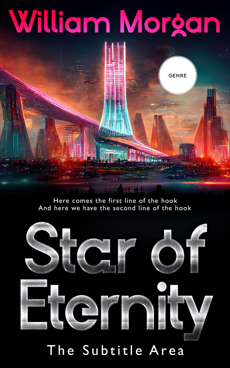 2D view of Thunder #13930 - Premade Science Fiction Book Cover