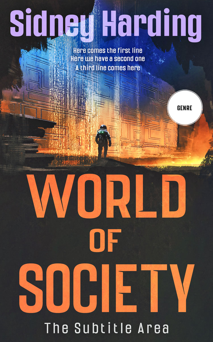 2D view of Apricot #13943 - Premade Apocalyptica Book Cover