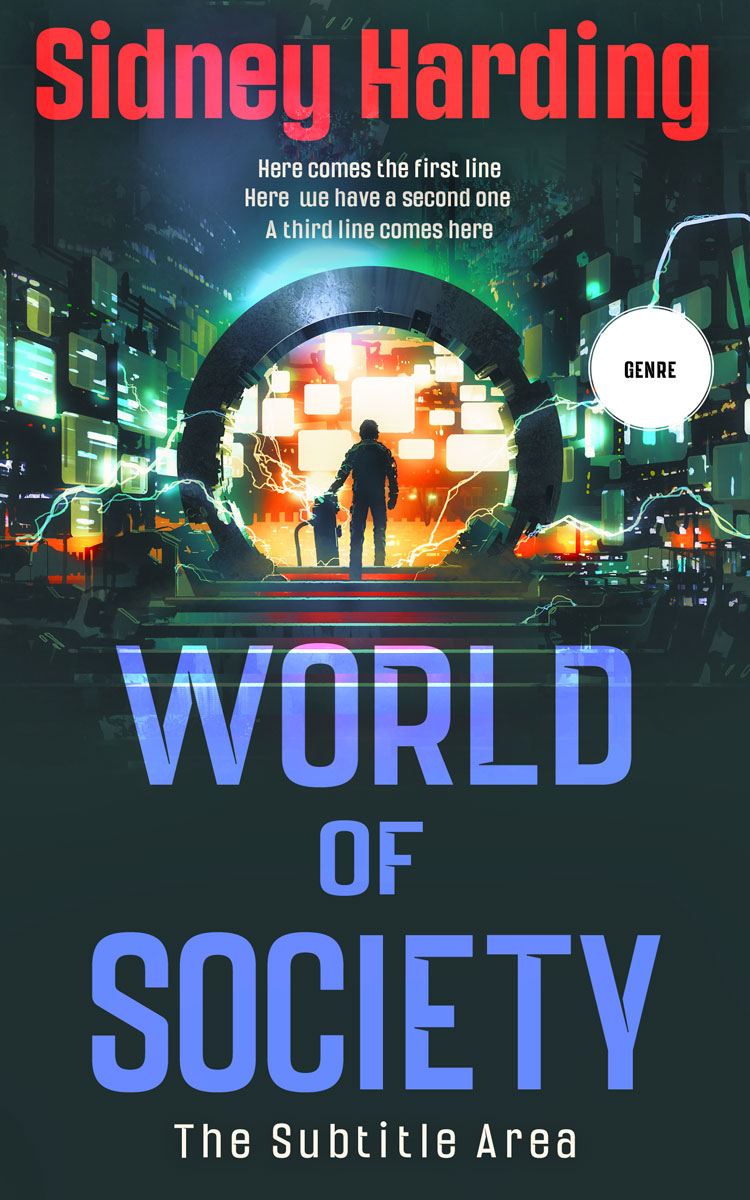 2D view of Outer Space #13946 - Premade Science Fiction Book Cover