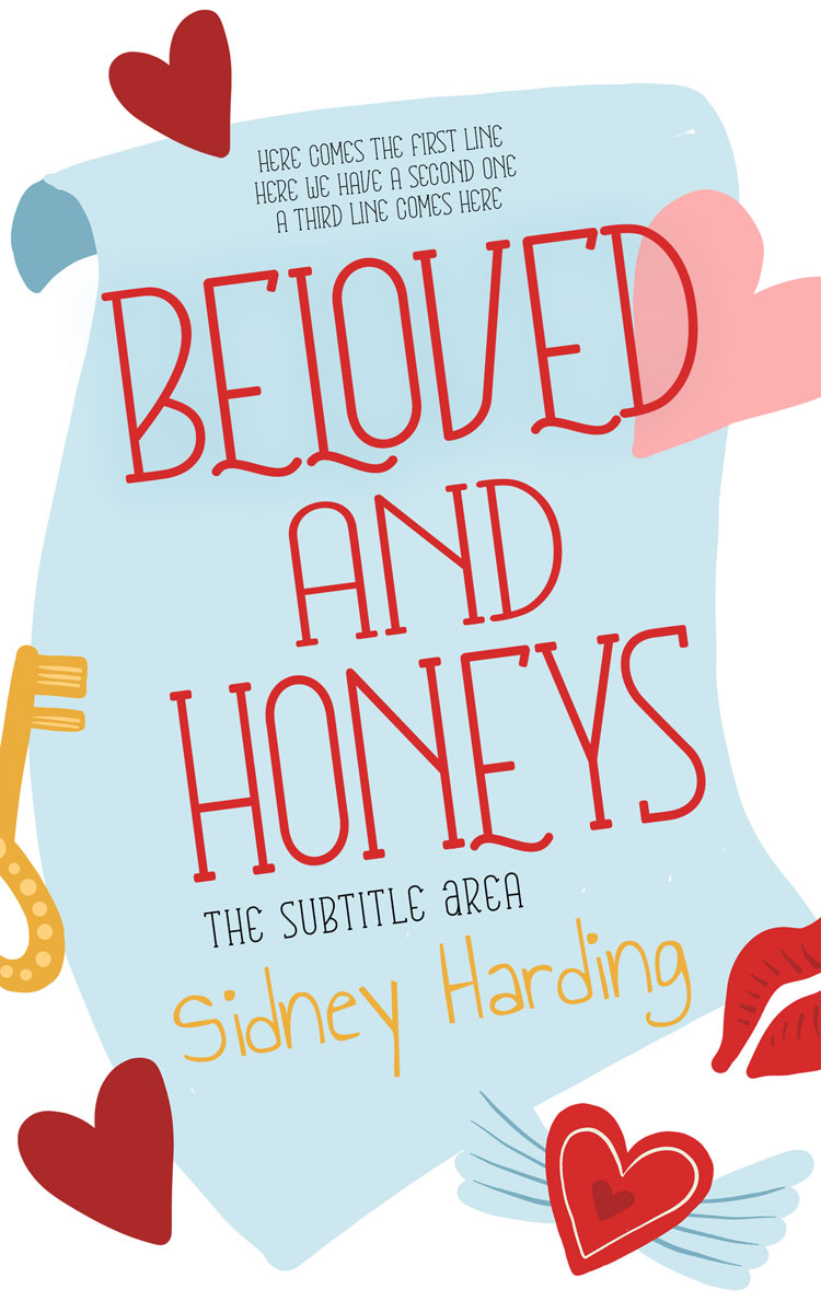 2D view of Jagged Ice #13954 - Premade Romance Book Cover