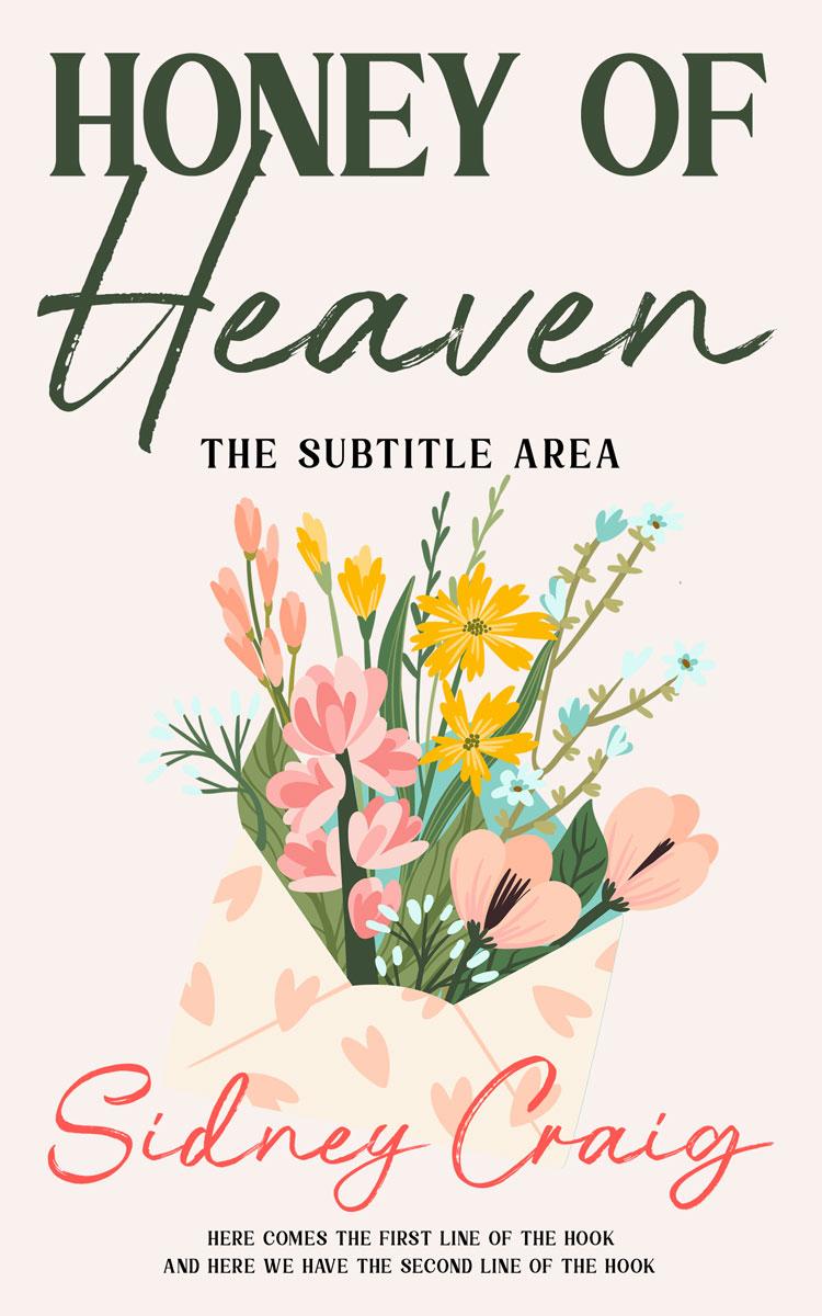 2D view of White Linen #13966 - Premade Romance Book Cover