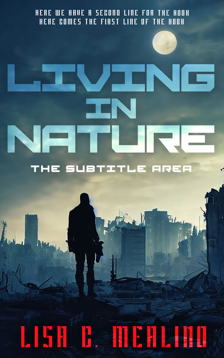 2D view of Pickled Bluewood #13994 - Premade Apocalyptica Book Cover