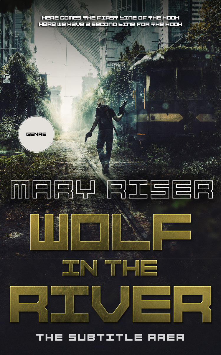 2D view of Shark #14009 - Premade Apocalyptica Book Cover