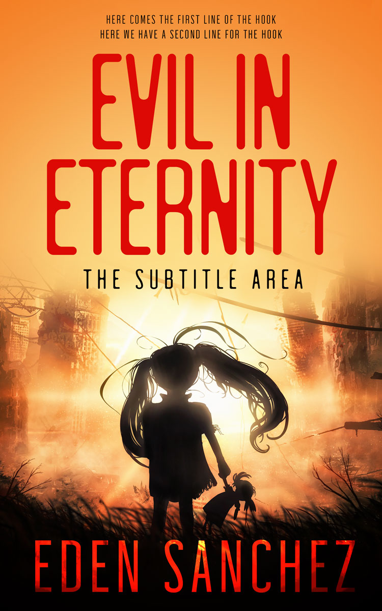 2D view of Night Rider #14017 - Premade Apocalyptica Book Cover