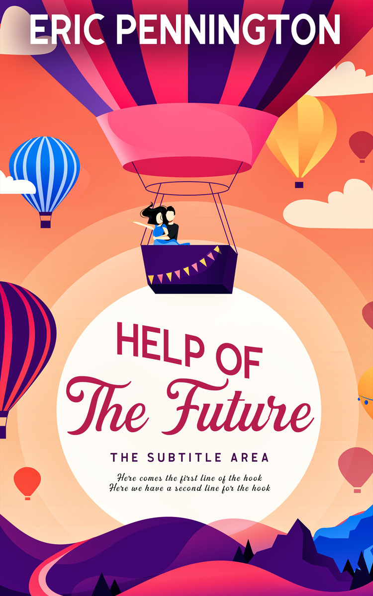 2D view of Persian Indigo #14039 - Premade Romance Book Cover