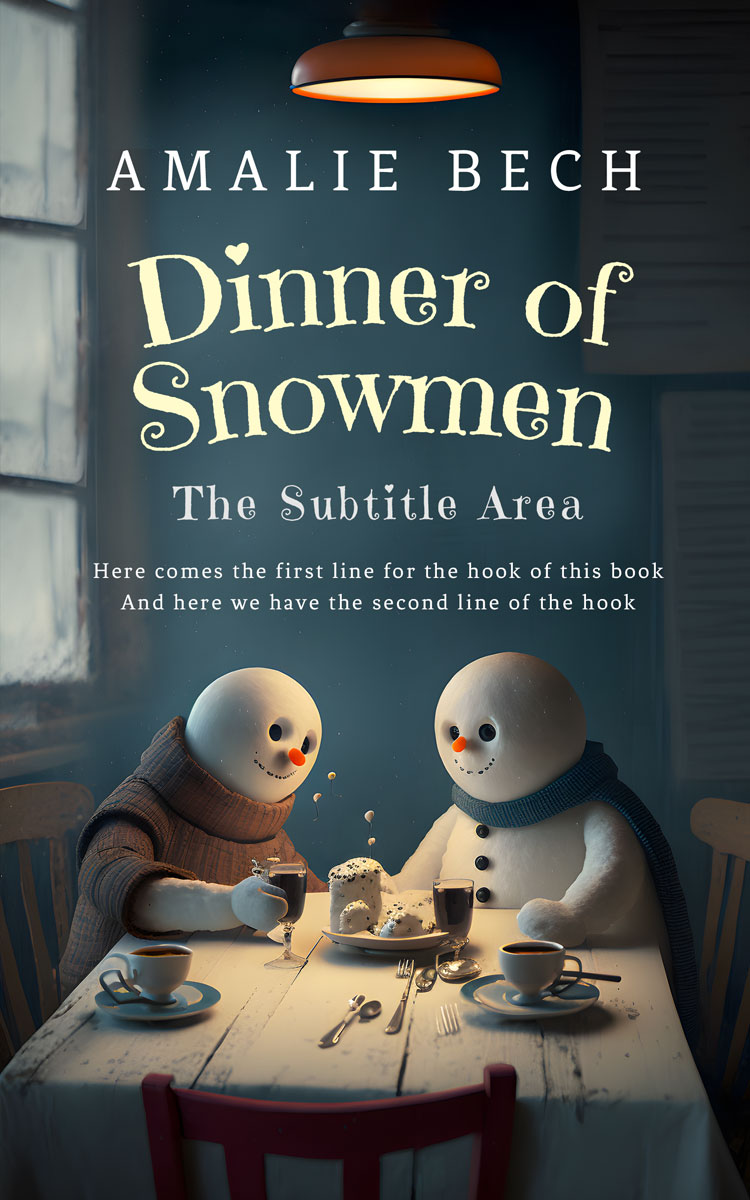 2D view of Premade Romance Book Cover - Outer Space