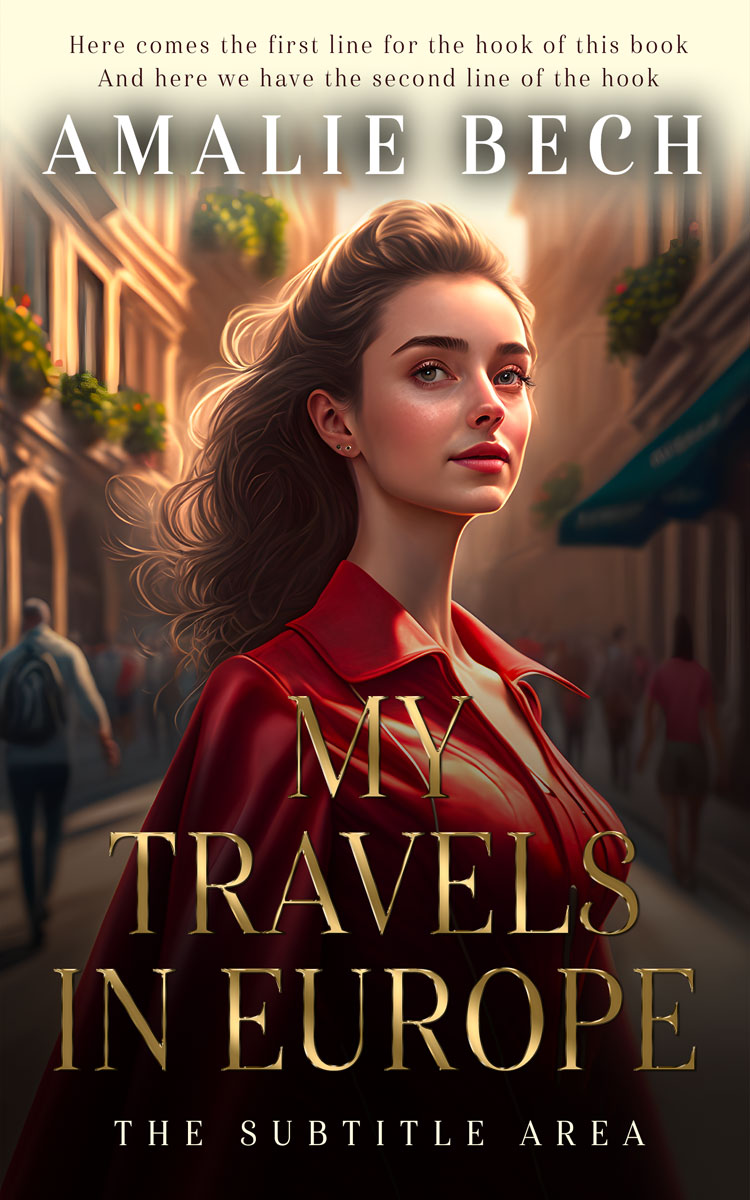 2D view of Brandy #14074 - Premade Abstract Book Cover