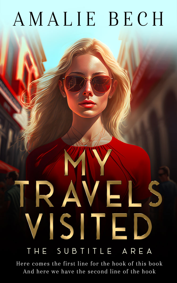 2D view of Premade Literary Fiction Book Cover - Sisal