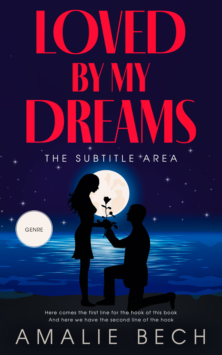 2D view of Haiti #14087 - Premade Romance Book Cover