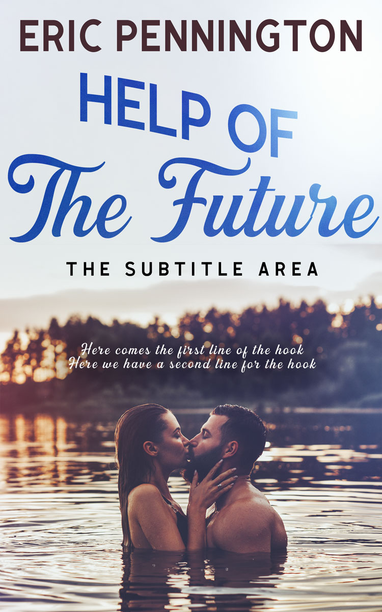 2D view of Quill Gray #14138 - Premade Erotica Book Cover