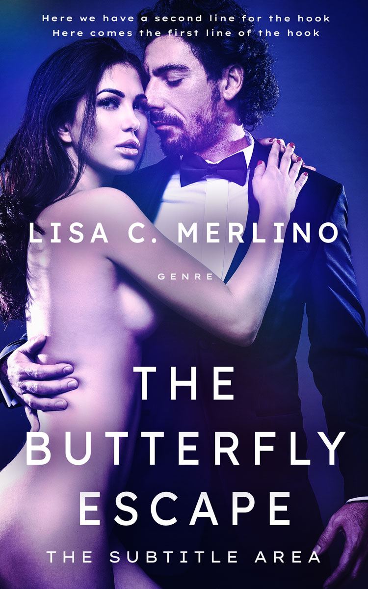 2D view of Premade Erotica Book Cover - London Hue