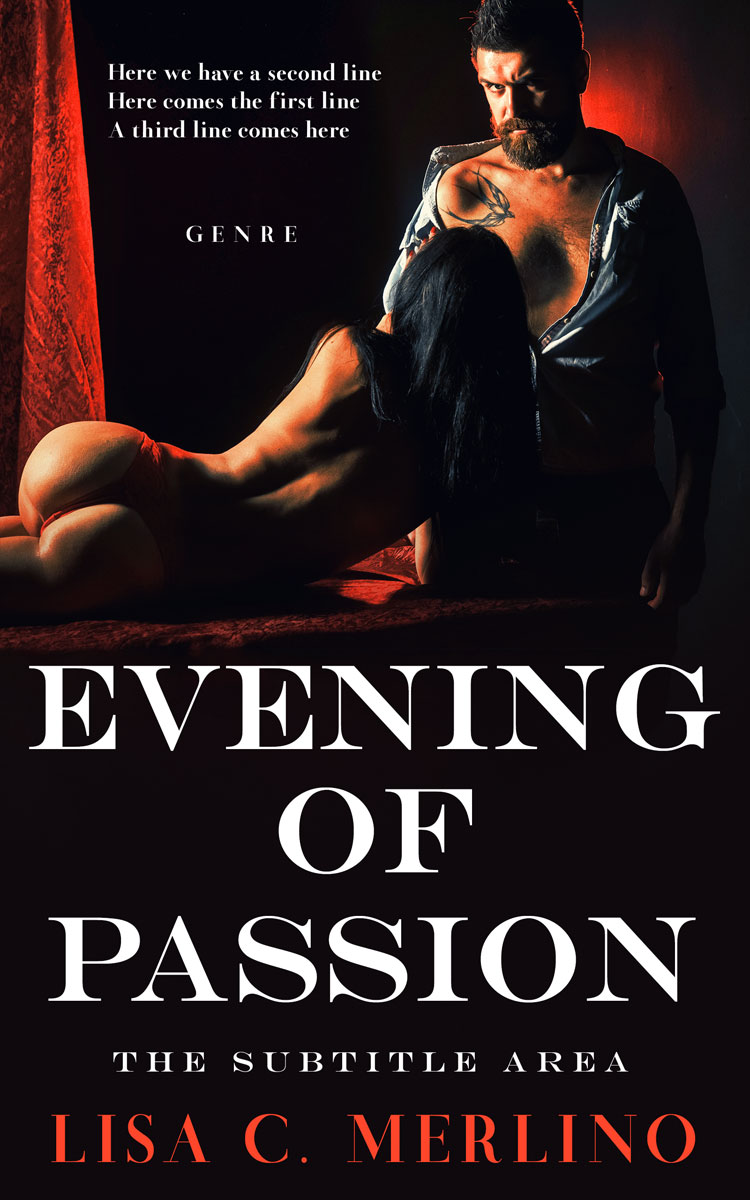 2D view of Premade Erotica Book Cover - Cod Gray