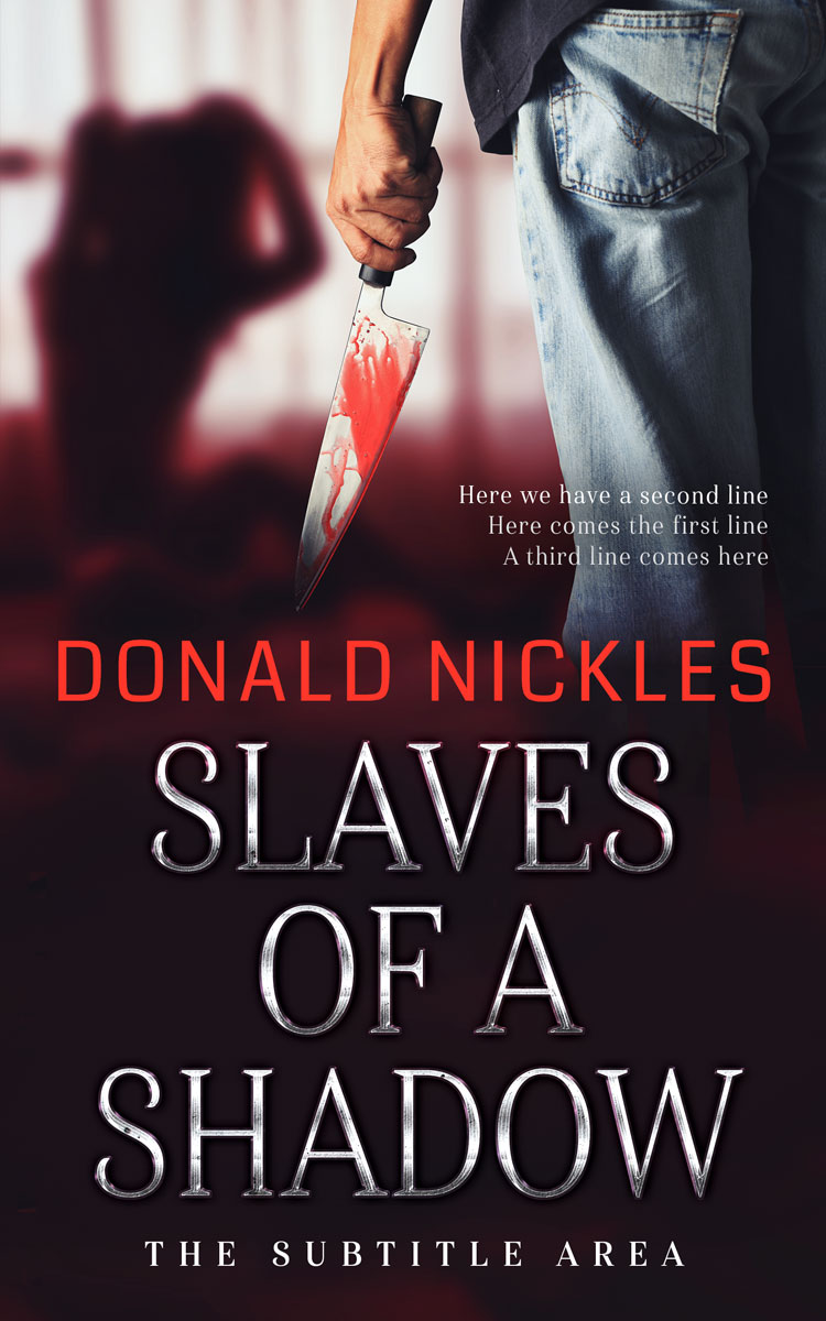 2D view of Clam Shell #14211 - Premade Mystery & Thriller & Suspense Book Cover