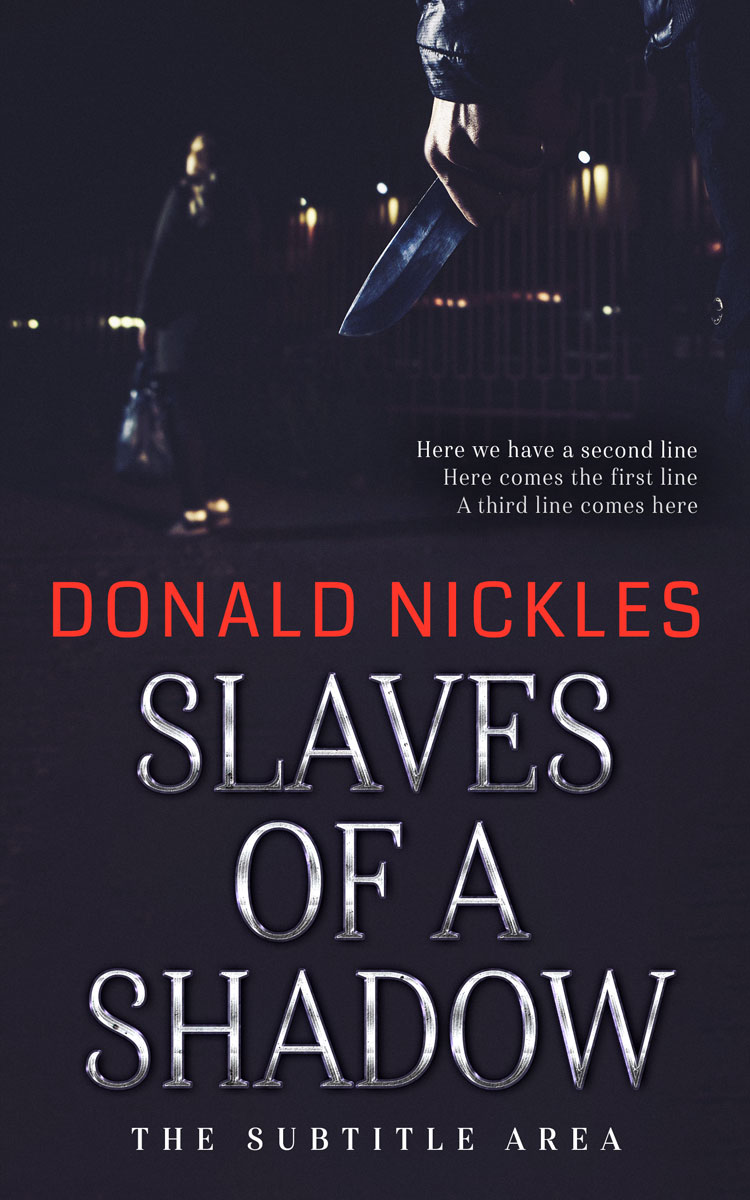 2D view of Steel Gray #14212 - Premade Mystery & Thriller & Suspense Book Cover