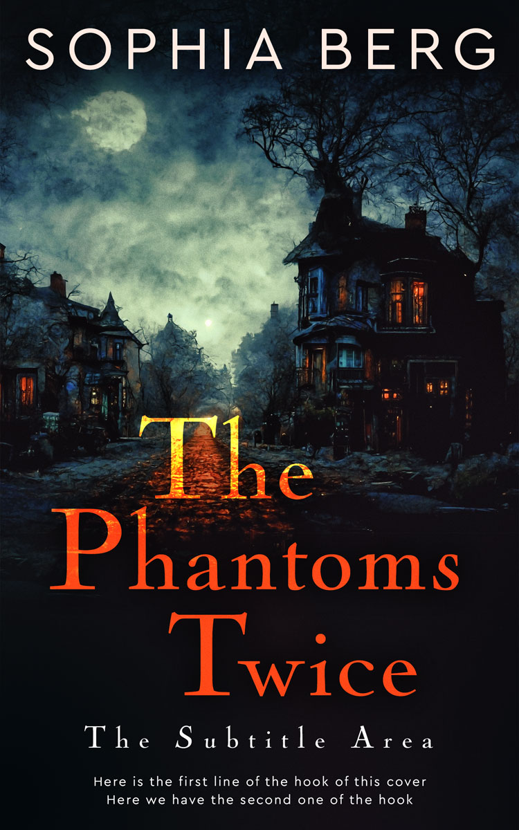 2D view of Woodsmoke #14225 - Premade Horror Book Cover