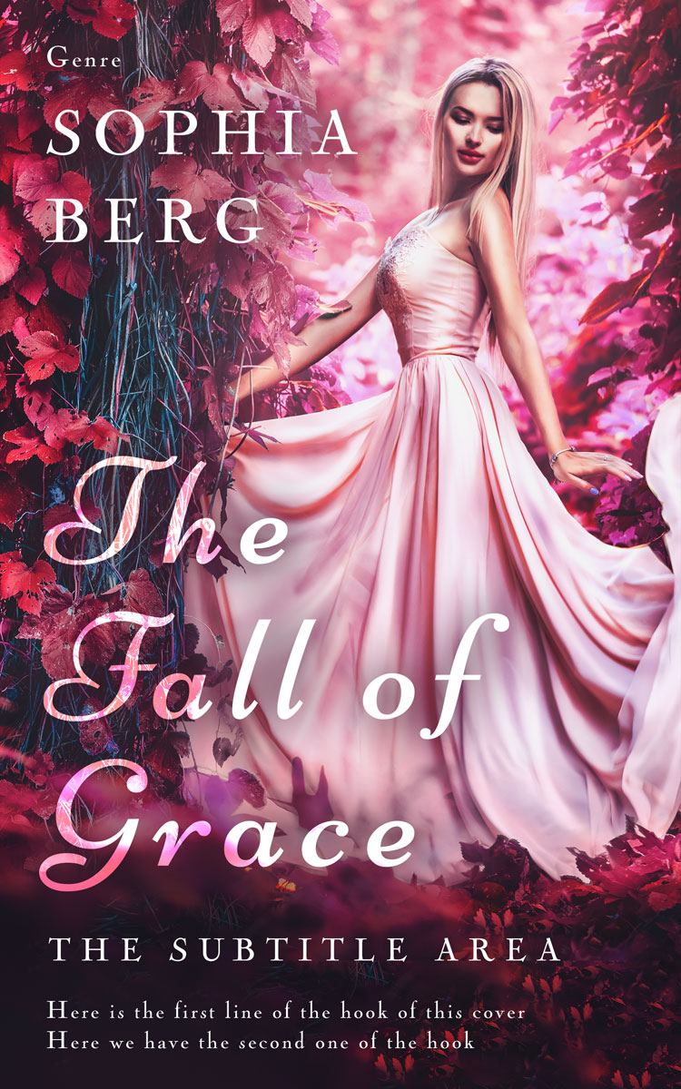 2D view of Vin Rouge #14239 - Premade Fantasy Book Cover