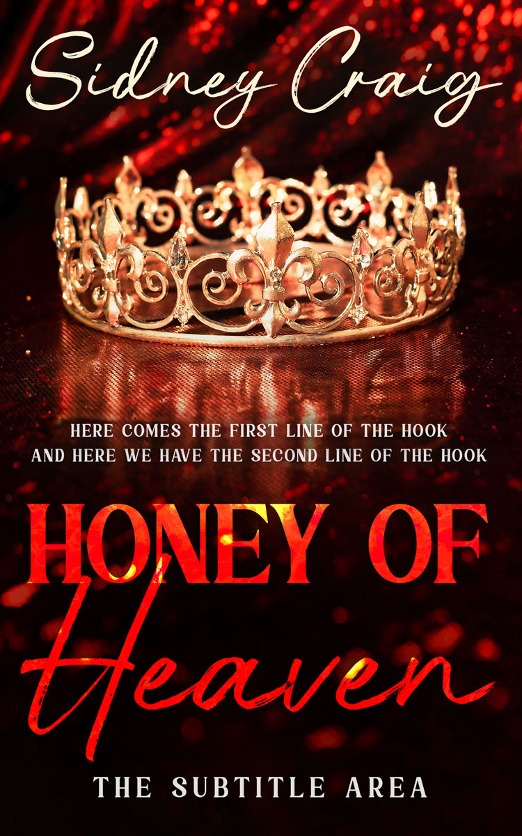 2D view of Premade Fantasy Book Cover - Terracotta