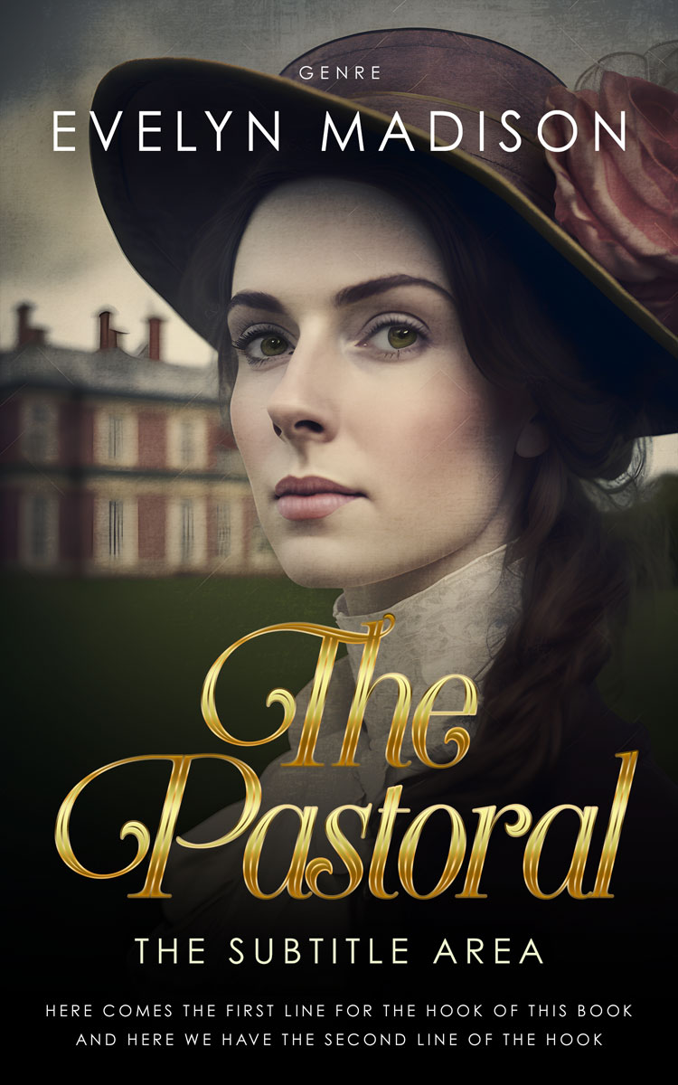 2D view of Cod Gray #14278 - Premade Historical Book Cover