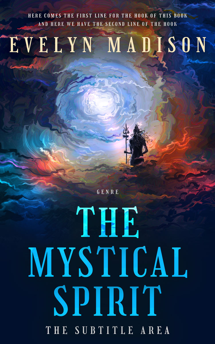 2D view of Mirage #14287 - Premade Religion & Spirituality Book Cover