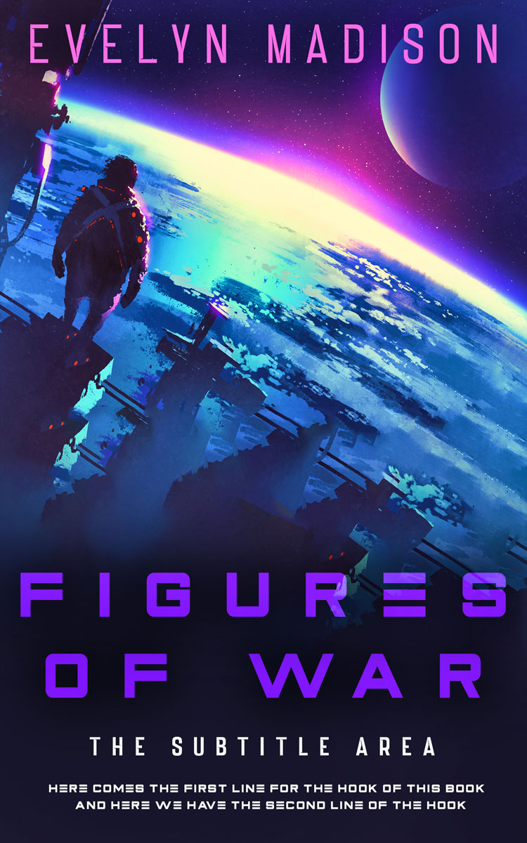 2D view of Port Gore #14299 - Premade Science Fiction Book Cover