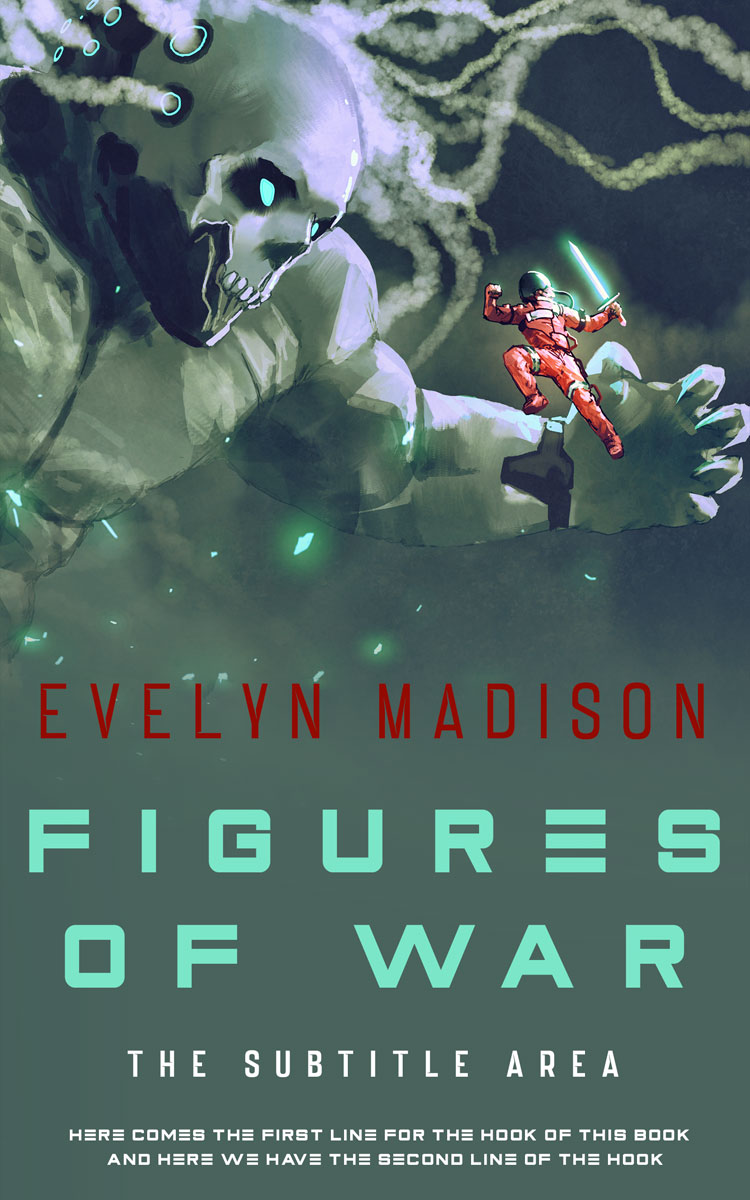 2D view of Nandor #14302 - Premade Science Fiction Book Cover