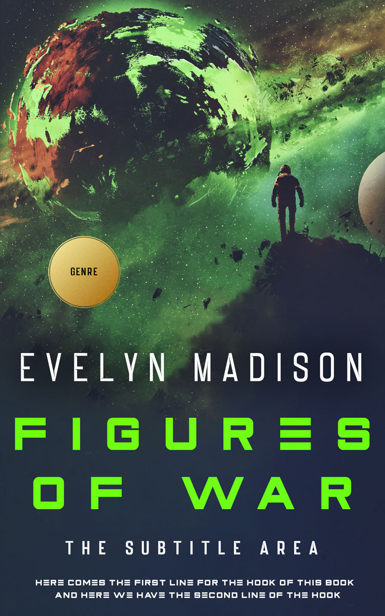 2D view of Outer Space #14303 - Premade Science Fiction Book Cover