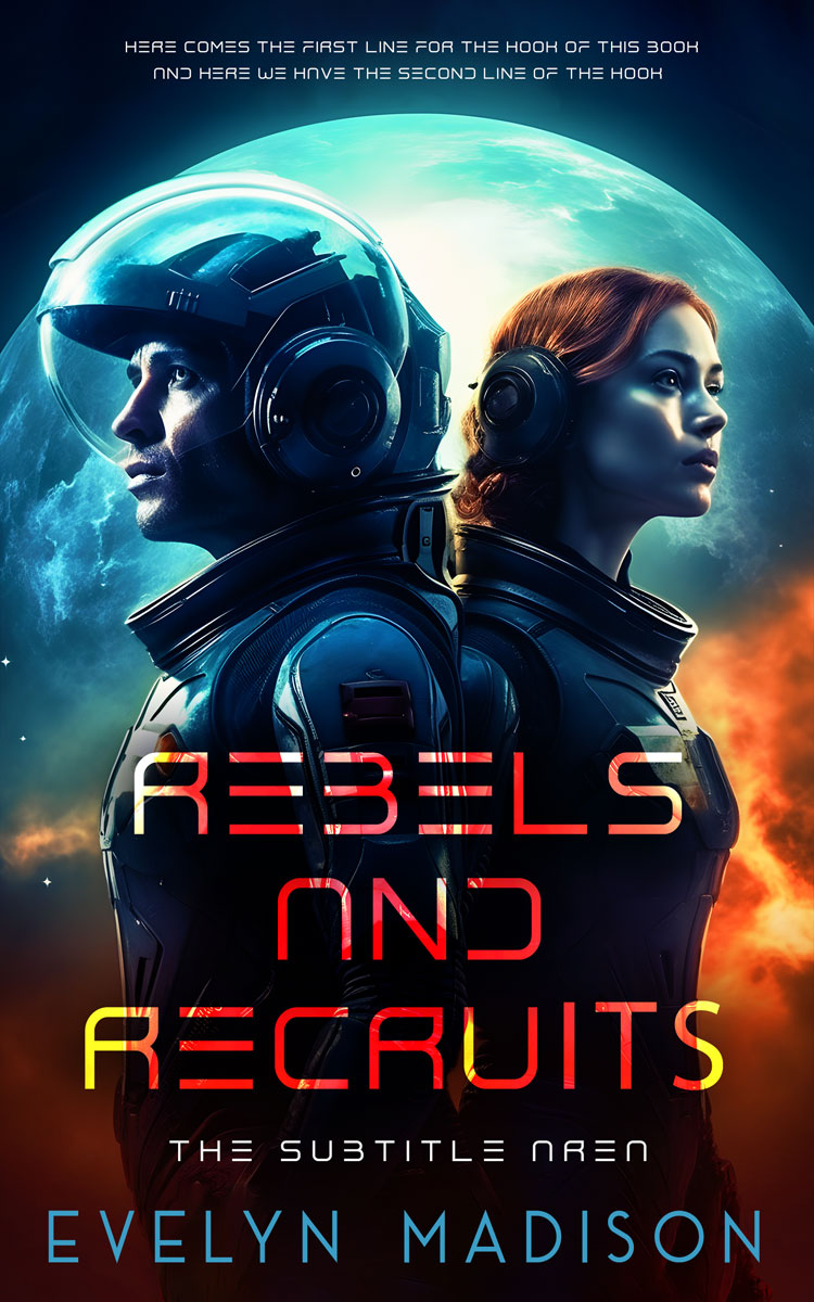 2D view of Premade Romance Book Cover - My Pink