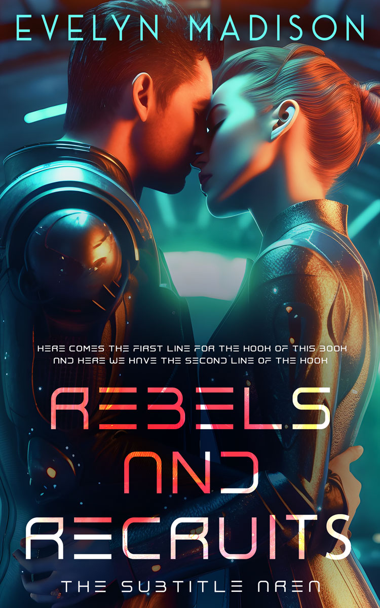 2D view of Charade #14311 - Premade Romance Book Cover