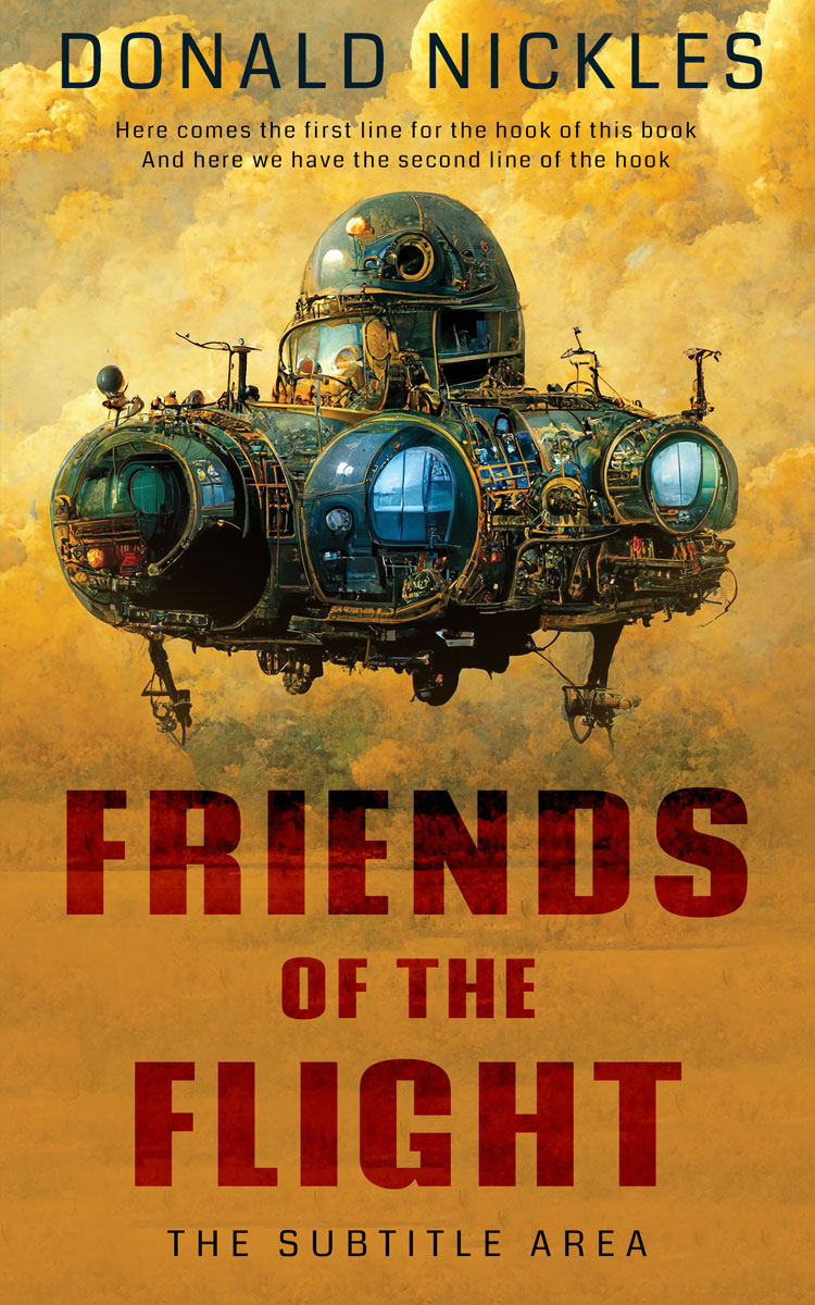 2D view of Copper #14322 - Premade Science Fiction Book Cover