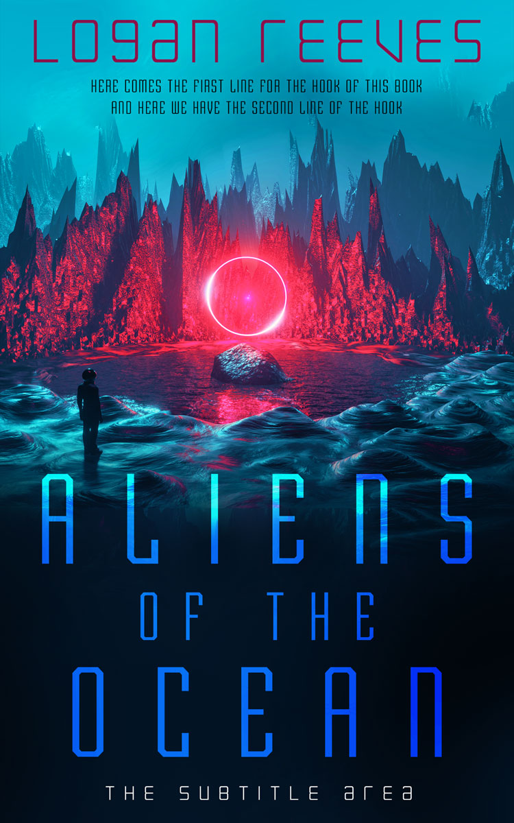 2D view of Big Stone #14342 - Premade Science Fiction Book Cover