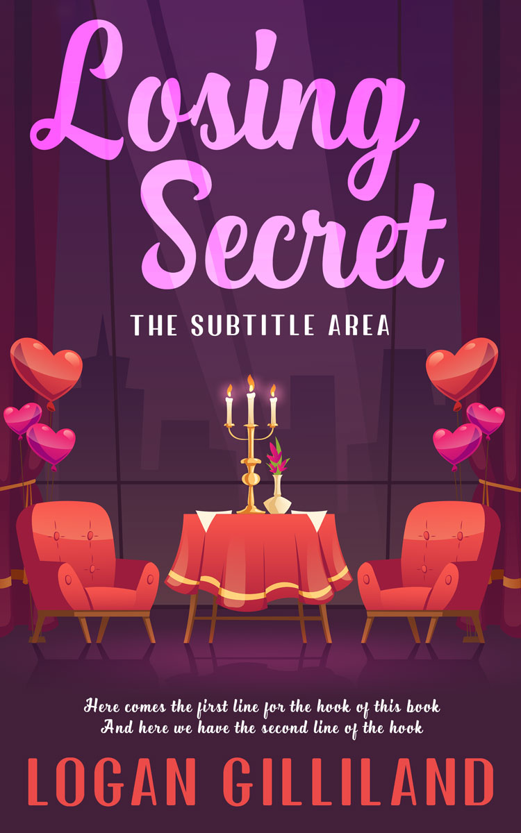 2D view of Premade Romance Book Cover - Finn