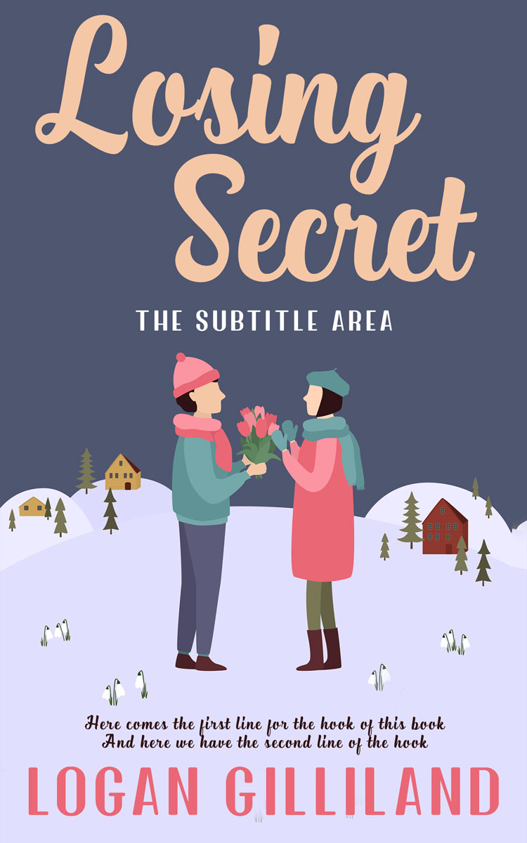 2D view of Premade Romance Book Cover - Melanie