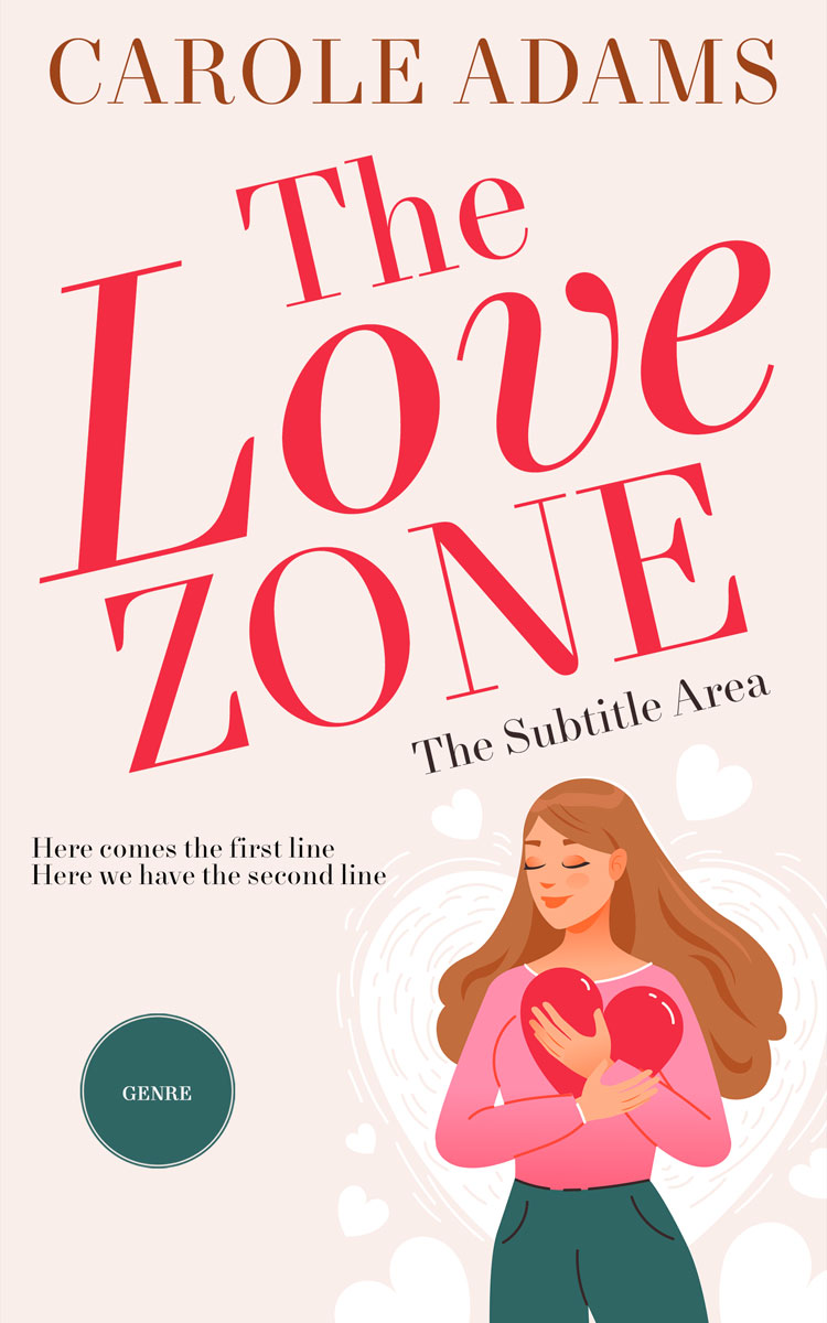 2D view of Linen #14397 - Premade Romance Book Cover