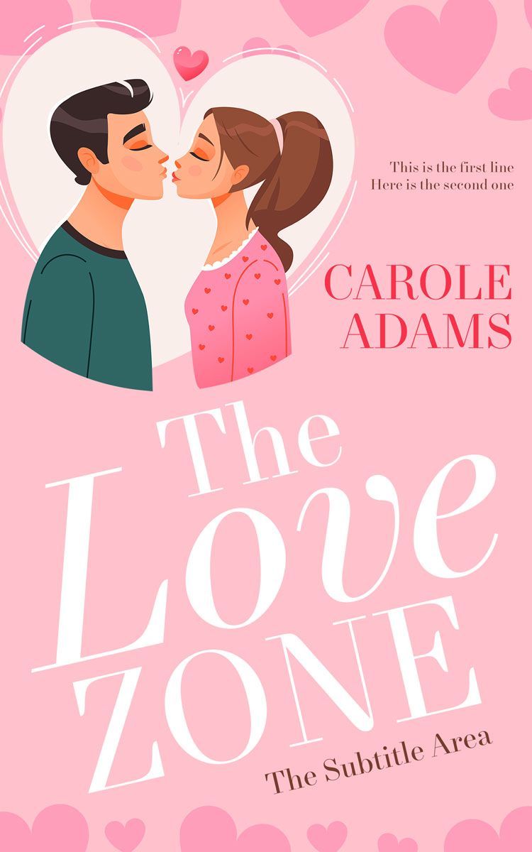 2D view of Premade Romance Book Cover - Cupid