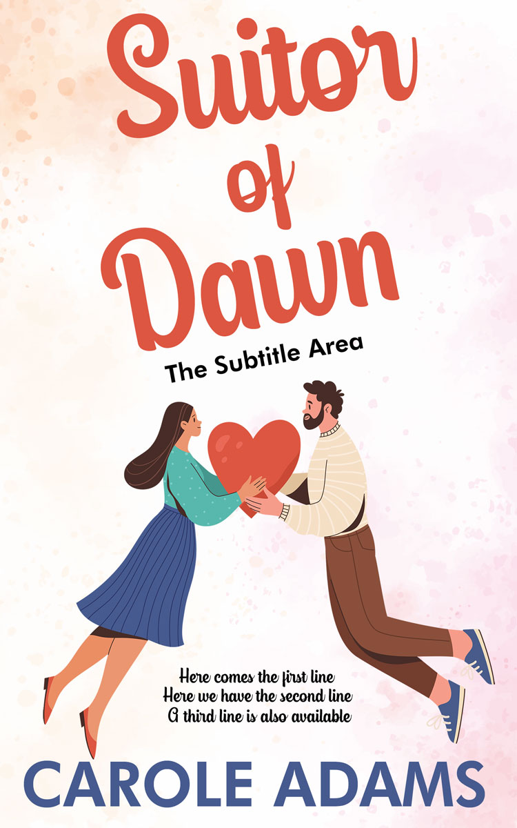 2D view of White Linen #14414 - Premade Romance Book Cover