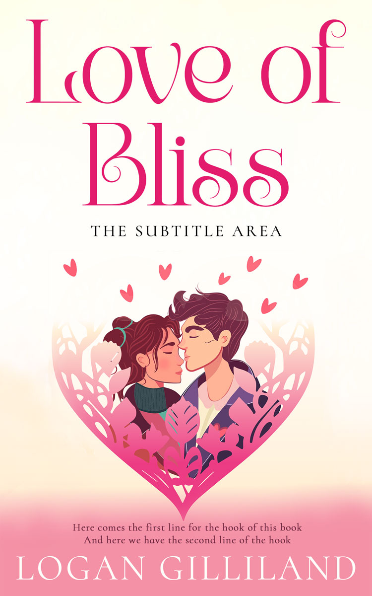 2D view of Linen #14418 - Premade Romance Book Cover