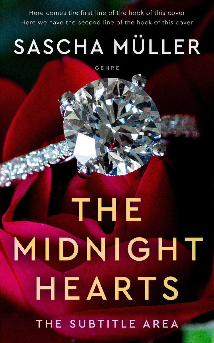 2D view of Coffee Bean #14455 - Premade Romance Book Cover