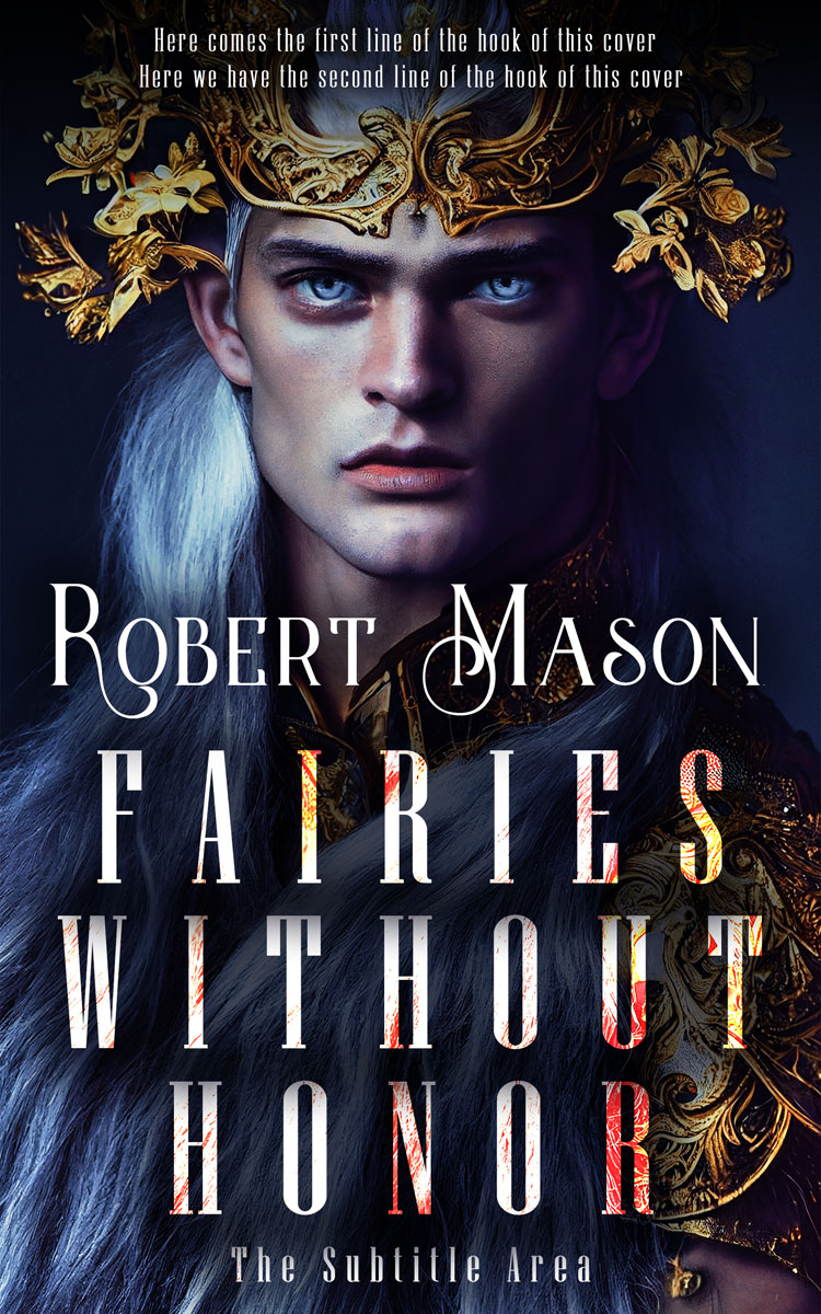 2D view of Cinder #14483 - Premade Fantasy Book Cover