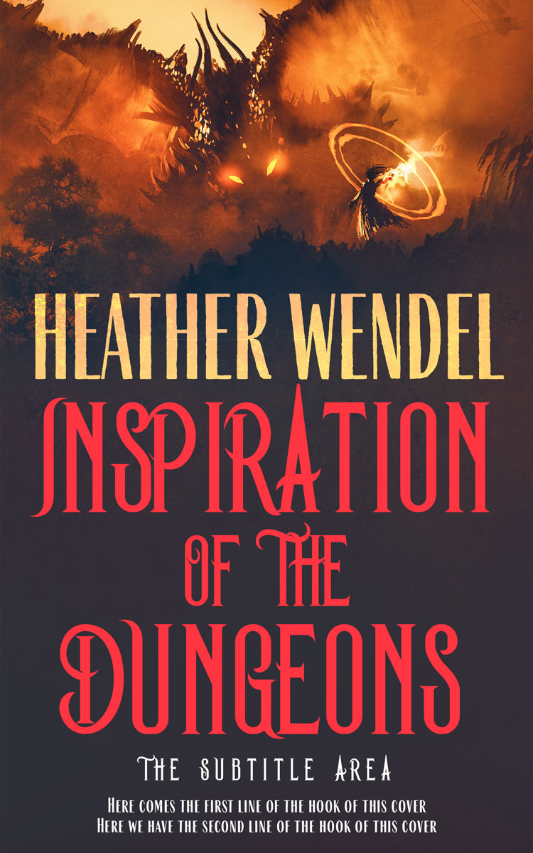 2D view of Burnt Sienna #14491 - Premade Science Fiction Book Cover