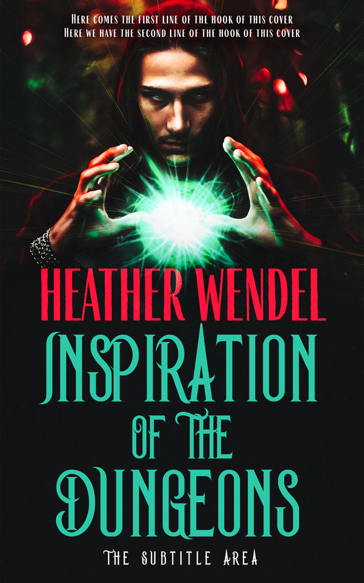 2D view of Cod Gray #14492 - Premade Fantasy Book Cover