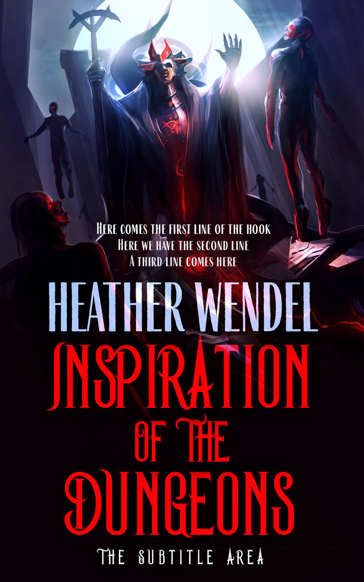 2D view of Premade Fantasy Book Cover - New York Pink