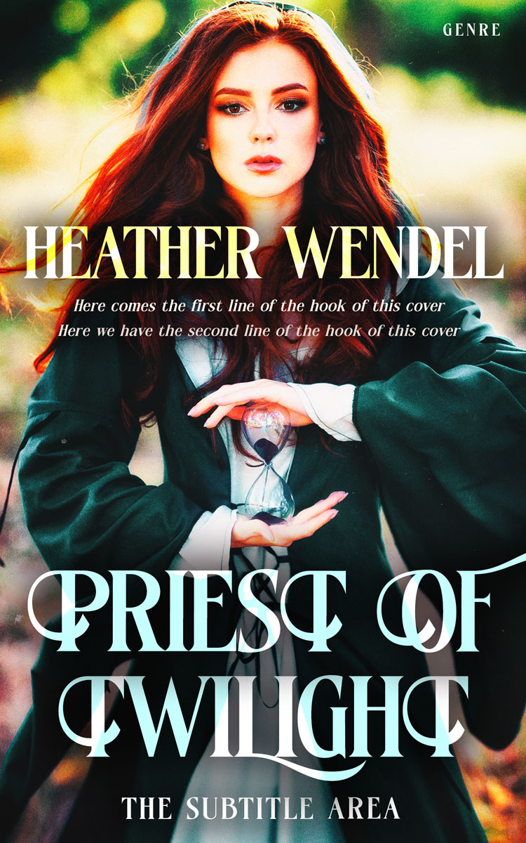 2D view of Heavy Metal #14500 - Premade Historical Book Cover