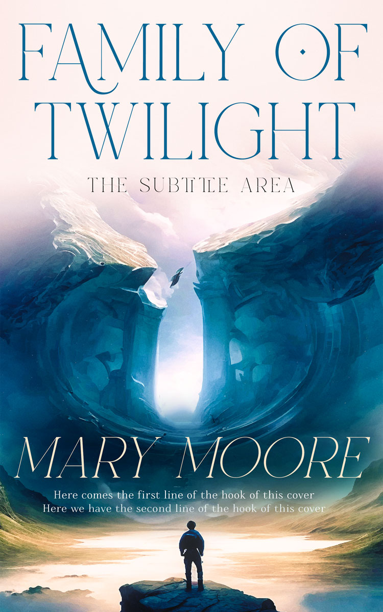 2D view of Ebb #14519 - Premade Teen & Young Adult Book Cover